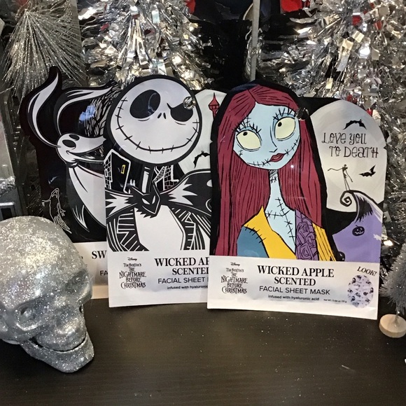 Disney Other - Disney branded Facial Mask Set Nightmare Before Christmas
